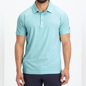 Members Only Blue Polo Shirt Relaxed Fit